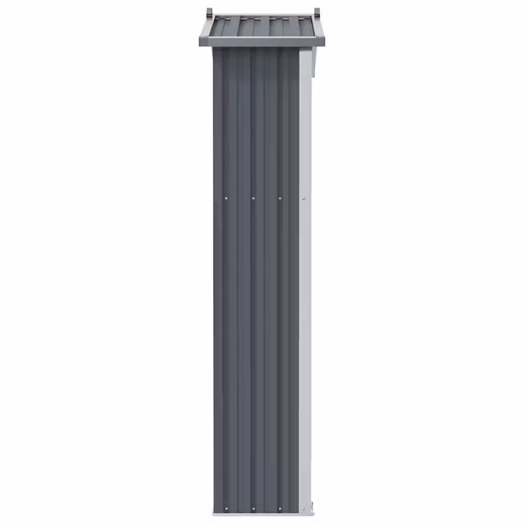Tsingitud terasest aiakuur riiulitega 116 × 45 × 175 cm - Image 4