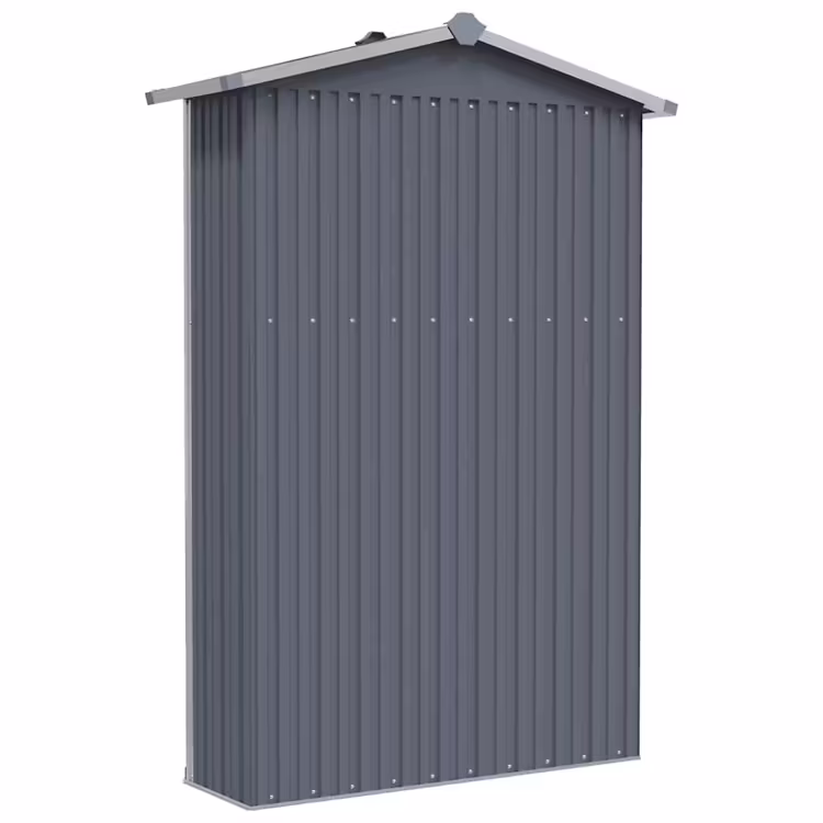 Tsingitud terasest aiakuur riiulitega 116 × 45 × 175 cm - Image 5