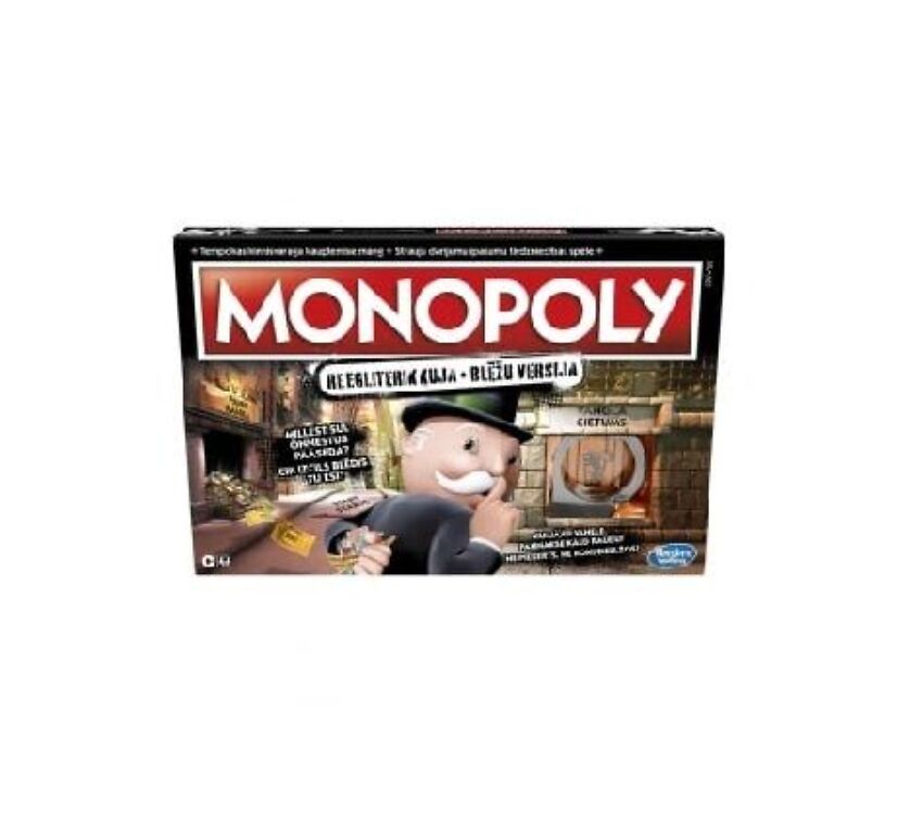 Kinnisvaraga kauplemise lauamäng Monopoly reegliterikkuja. ✨Viimane laos!